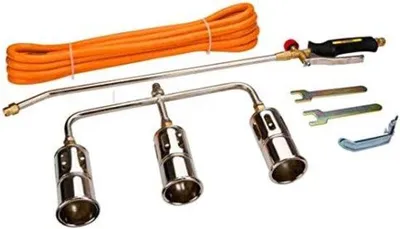 Produktbild von Famanu Unkrautbrenner Gas - Dreifacher Gasbrenner, 99 kW, Unkrautvernichter
