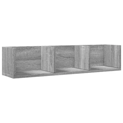 Produktbild von vidaXL Wandschrank Grau Sonoma-Eiche 75x18x16,5 cm Holzwerkstoff