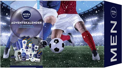 Obrázek produktu pro NIVEA MEN Adventní kalendář 2025-24: 24 okének plných překvapení, které vám zpříjemní Vánoce