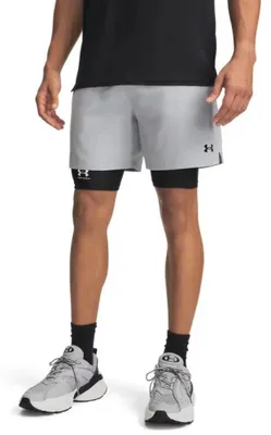 Image de Short Under Armour Ua Vanish Woven 2.0 6 pouces - gris moderne, taille : L