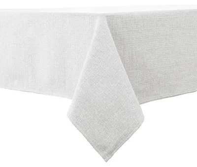 Produktbild von Tischdecke Eulegrau 229 x 396 cm wasserabweisend Leinenoptik Rechteckig