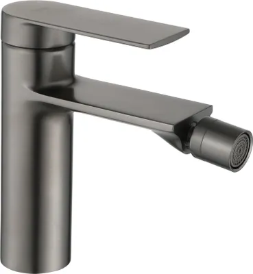 A bidet faucet on a white background.