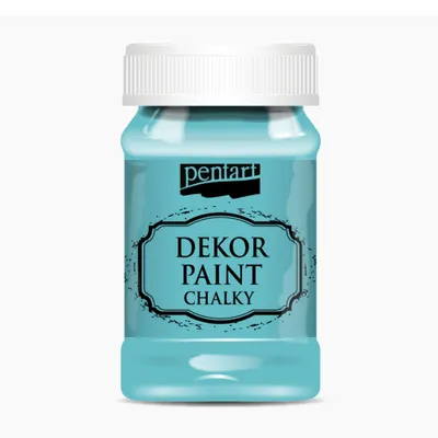 Obrázok produktu pre PENTART Dekorfarbe Chalky, 100 ml, Turkisblau