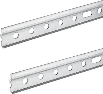 Produktbild von 2 Stück Aufhängeschienen 157 mm Schrankaufhänger Schrank-Schienen für Küchen-Möbel Schrankaufhänger-Schienen Stahl verzinkt Wandschienen für Hängeschränke von SOTECH