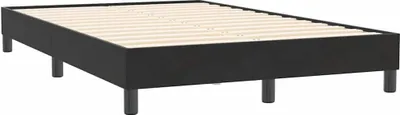 Zdjęcie produktu dla vidaXL Rama łóżka bez materaca czarna 120x210 cm aksamitna
