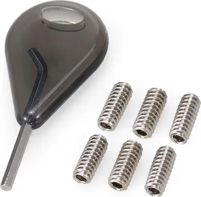 Produktbild von Surfbrett-Flossenschrauben 9 mm/12 mm für Flossen, extra Schlüssel