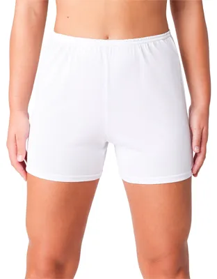 Image de Boxers courts pour femmes Bellivalini en viscose-soie BLV50-270 (blanc, XXL)