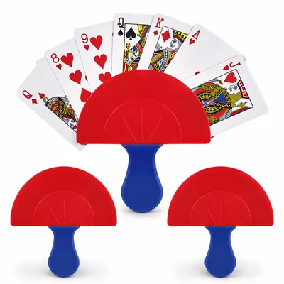 Produktbild von 2 Spielkartenhalter Kartenhalter für Senioren und Kinder Spielkarten Halter Set