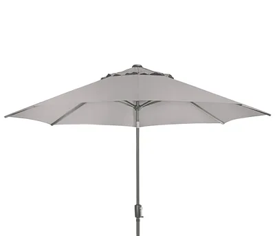 Produktbild von Dehner Sonnenschirm Milos, Ø 294 cm, Höhe 261 cm, Aluminium/Polyester, hellbraun