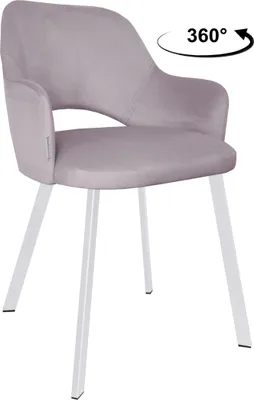 Obrázok produktu pre Otočná stolička Milano, biela podnož MG55