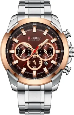 Image de Montre CURREN FI-14214 Argenté/Marron pour Homme KP14214
