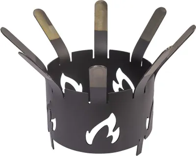 Produktbild von Wok-Aufsatz "Flamme" 20cm für Feuerplatte + Brötchen-Spieße #26