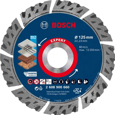 Obrázok produktu pre Diamantové rezacie kotúče EXPERT MultiMaterial, 125 x 22,23 x 2,2 x 12 mm