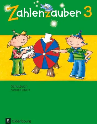 Produktbild von Zahlenzauber 3. Jahrgangsstufe. Schülerbuch mit Kartonbeilagen Bayern