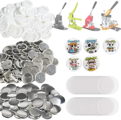 Produktbild von VEVOR stroj na výrobu knoflíků Stroj na výrobu knoflíků Příslušenství Děrovací lis na odznaky 58 mm