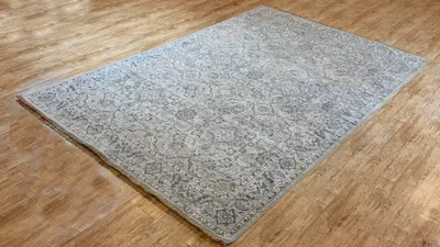 Produktbild von Teppich ZIEGLER-ORIGINAL | Farbe: Hellgrau; Größe: 185x285 cm | strapazierfähig und leicht zu reinigen | Wohnzimmer | Schlafzimmer