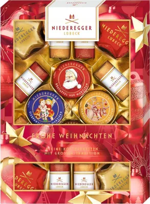 Zdjęcie produktu dla Niederegger Christmas Marzipanerie drobne specjały opakowanie 206g
