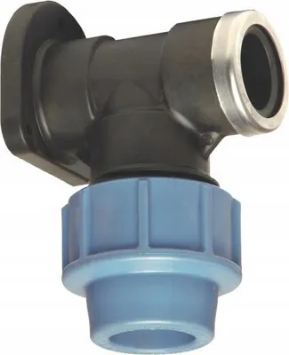 Produktbild von Unidelta PP Wandscheibe mit Innengewinde + Klemmanschluss 25mm x 3/4"