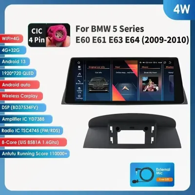 Image de Système multimédia avec Carplay, autoradio, écran tactile QLED de 10,25 pouces et compatibilité Android Auto