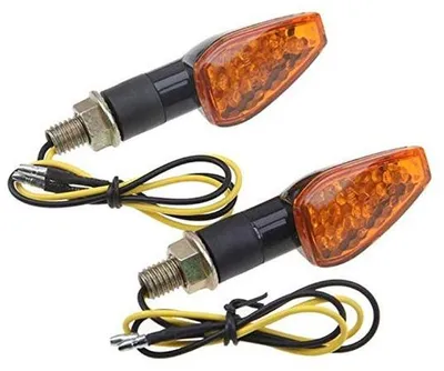 Obrázok produktu pre Blinker - LED blikače - Univerzálne - Čierne - Osvetlenie motocykla - Vhodné pre väčšinu motocyklov - Amber farba