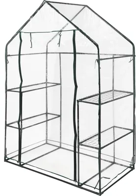 Produktbild von Garten Gewächshaus PVC 143x73x195cm Für Gemüse Pflanzen Kräuter Balkon Terrasse