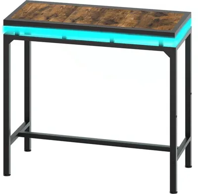 Imagen del producto de Azomor®: Mesa flotante elegante con iluminación LED y diseño industrial