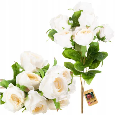 Imagen del producto de Ramillete de rosas artificiales | 45 cm