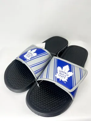 Immagine prodotto di Uomo Toronto Maple Leafs NHL Legacy Velcro Sport Slide Slipper Taglia: XL = 46-48 EU