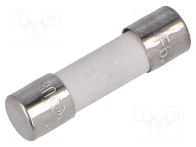 Immagine prodotto di 5 x Fusibile: Fusibile a fusione rapida, 6,3A, 250VAC, Vetroceramica, cilindrico, UBM 6.3A 250V
