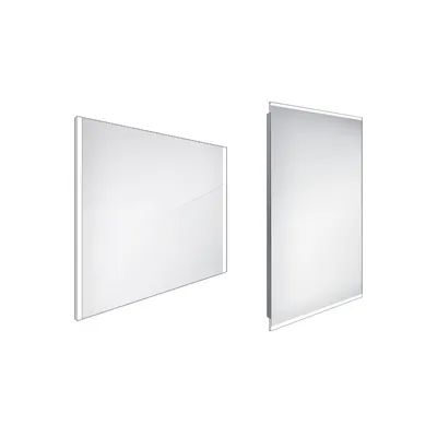 Immagine prodotto di Specchio da bagno a LED con illuminazione Nimco 80 x 70 cm ZP 11003