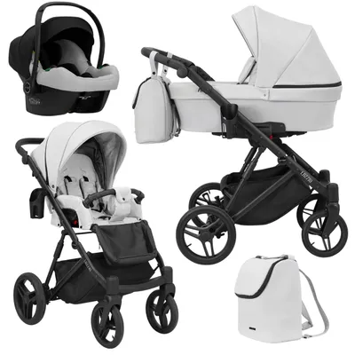 Produktbild von Kinderwagen Kunert Lazzio 3in1 – Farbe: Hellgrau Eco