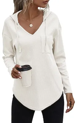 Immagine prodotto di Solidchoice - Felpa da donna a maniche lunghe, casual, con cappuccio