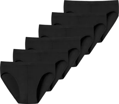 Produktbild von UNCOVER by SCHIESSER Herren Slip, 6er Pack - UNCOVER Baumwolle, Supermini, Single Jersey Schwarz M