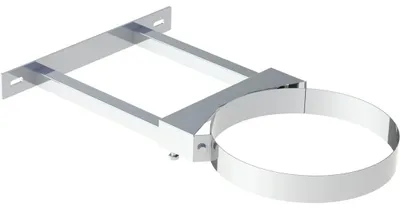 Produktbild von Jeremias DW-ECO 2.0 Doppelwand Edelstahl Schornstein Wandhalterung verstellbar 250-360 mm Innendurchmesser 500 mm