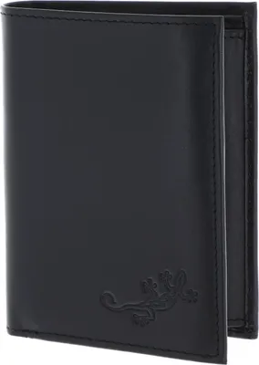 Produktbild von oxmox Leder Geldbörse Leather RFID Protect Kombibörse Lizard 2.0 Embossed Black schwarz