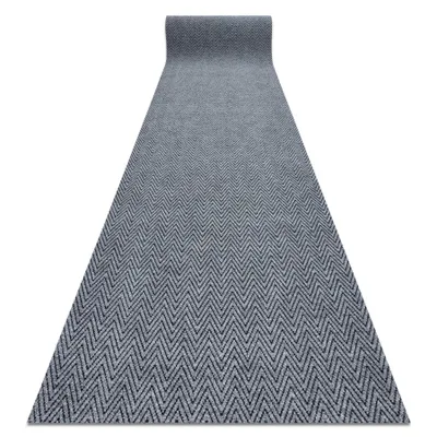Zdjęcie produktu dla Wycieraczka antypoślizgowa 200 cm MAGNUS 2954 Zygzak zewnętrzna, wewnętrzna, na gumie -  szary 200x380 cm
