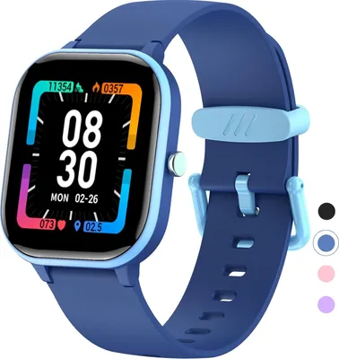 Produktbild von Fitness Tracker für Kinder, IP68 wasserdichter Aktivitäts Tracker, Schrittzähler, Herzfrequenzmesser, 19 Sport Gesundheitsmodi, tolles Kindergeschenk
