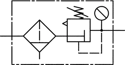 Produktbild von Riegler Filterregler »variobloc «, Metallbehälter, Sichtrohr, BG 2, G 1