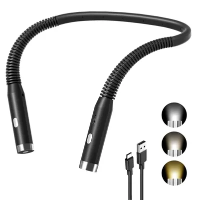 Productafbeelding van Leeslamp met 3 kleuren en 3 helderheidsniveaus, oplaadbaar en perfect voor lezen en studeren