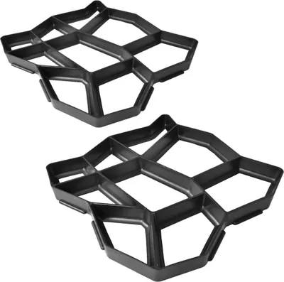 Image de Moule de pavé de jardin 42 x 42 x 4 cm 2 pcs