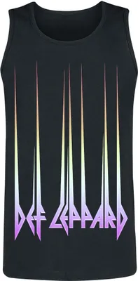 Produktbild von Def Leppard Tank-Top Herren Gradient Logo schwarz S