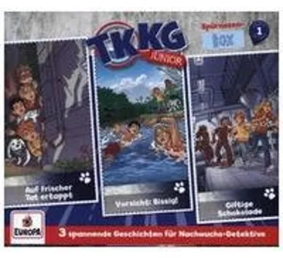Obrázok produktu pre TKKG Junior 3er Box 01 Folgen 1-3 (3 Audio-CD's)