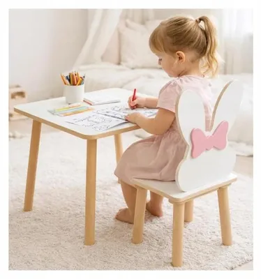 Productafbeelding van Kindertafel met Dierenvorm Stoelset voor de Kinderkamer