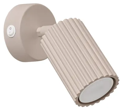 Produktbild von Wandleuchte KARBON 30 taupe 1xGU10 10W Aluminium 16x16x8cm Sollux Lighting