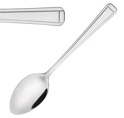 Theelepel, 12er-Pack, 18/0 Edelstahl, 140 mm, silber