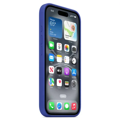 Produktbild von Apple iPhone 16 Plus Silikon Case mit MagSafe – Ultramarin, Cover, Apple, iPhone 16 Plus, 17 cm (6.7"), Blau