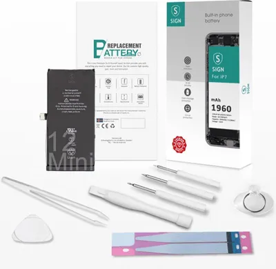 Image de Kit de remplacement de batterie complet SiGN - iPhone 12 Mini