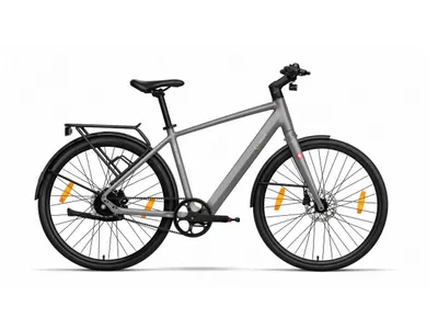 Produktbild von SachsenRAD City E-Bike C3M Roma II, 28" 18kg Ultraleicht Elektrofahrrad mit Riemenantrieb, 6km/h Schiebehilfe, KI-Unterstützung, für Damen/Herren Grau