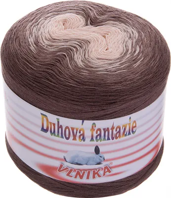 Produktbild von 200g Bobbel Wolle 4-fädig Farbverlaufsgarn Fantazie Häkelgarn Strickgarn