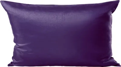 Produktbild von Kissenhülle Wildseide Optik uni 40x60 cm lila